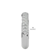 Demi Alliance Aya de marque AURE en Diamant conçue et créée au Maroc