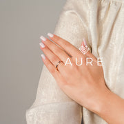 Alliance Classique Femme Lys 2,0 de marque AURE Sans pierre conçue et créée au Maroc